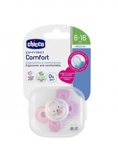 Sucette rose PhysioForma Comfort - 6-16M